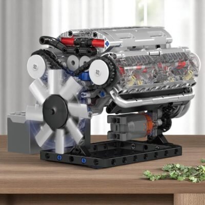 Build-It-Yourself Mini Thermal V8 Engine