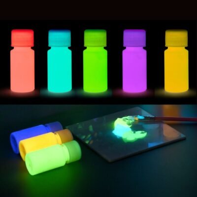 Fluorescent Acrylic Paint (Set of 6)