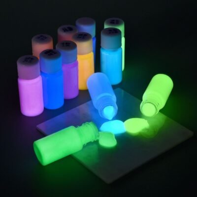 Fluorescent Acrylic Paint (Set of 6)