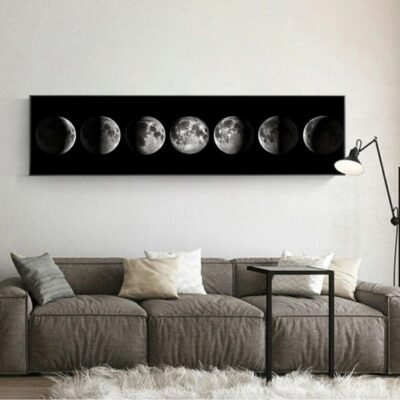 moon phases poster