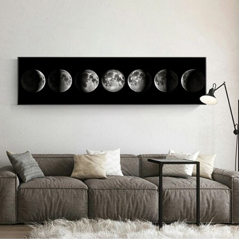 moon phases poster