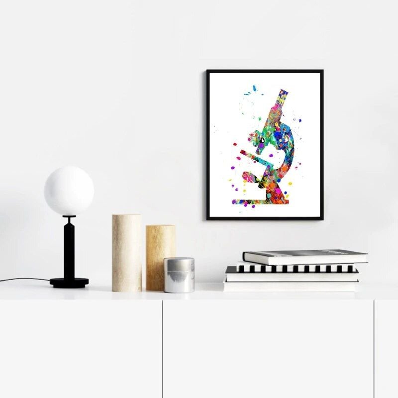 Microscope Poster