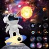 Cosmonaut Robot Galaxy Projector