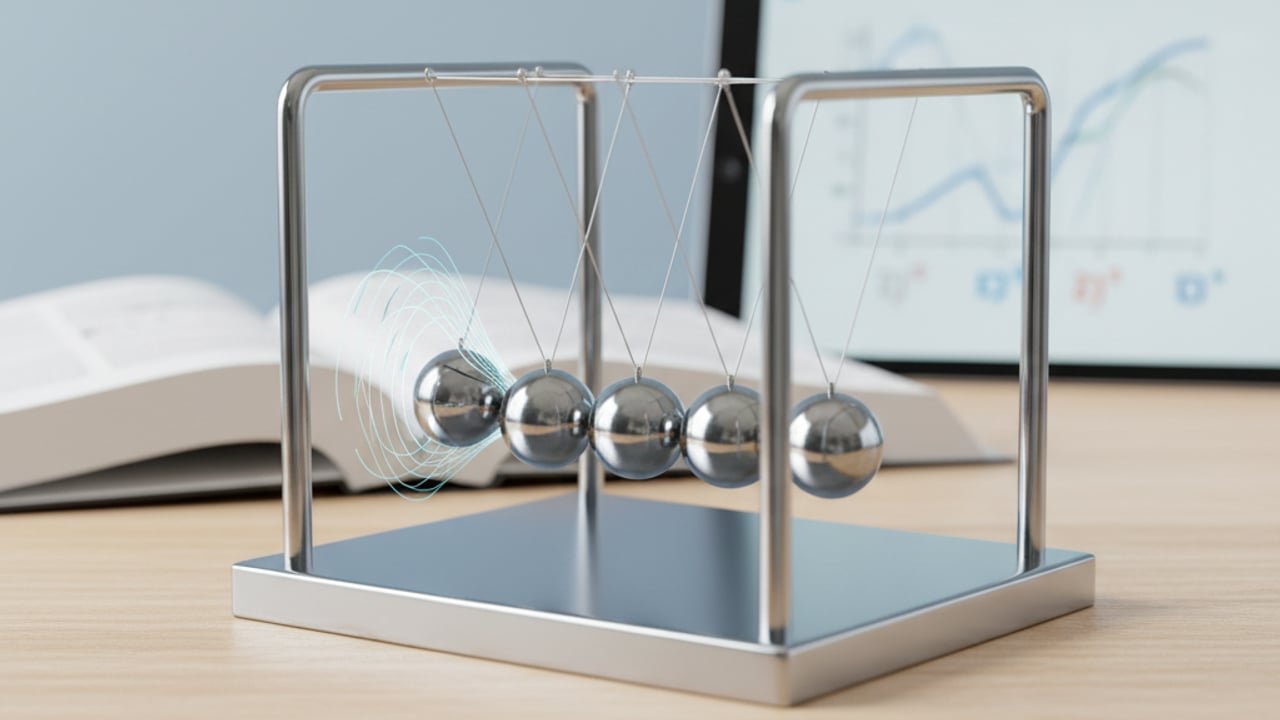 How does a Newton's Cradle actually work?