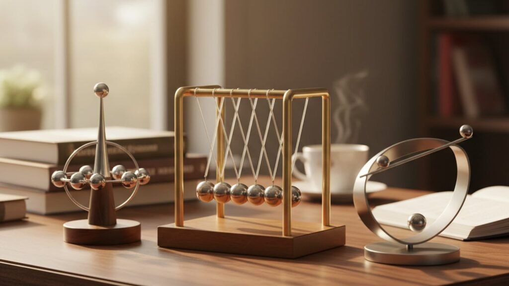 Perpetual Motion Toys: The Science Behind Desk Sculptures That Seem to Never Stop