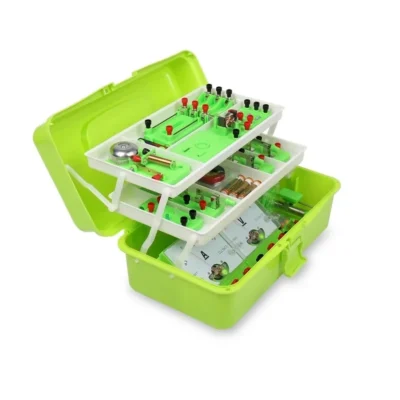 Electricity Kit with Magnetism Experiments in Carry Case