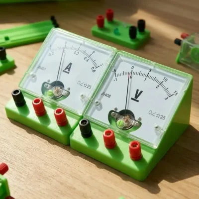 Electricity Kit with Magnetism Experiments in Carry Case