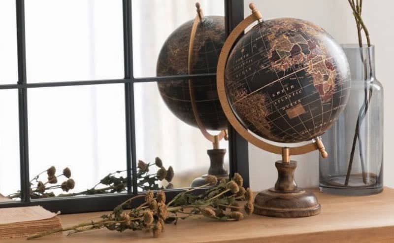 Decorative globes collection