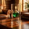 Designer Glass Oil Lamp