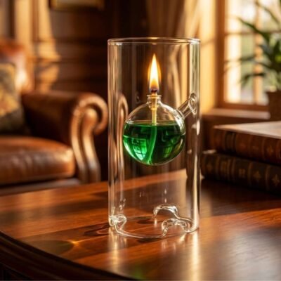 Designer Glass Oil Lamp