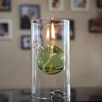 Designer Glass Oil Lamp