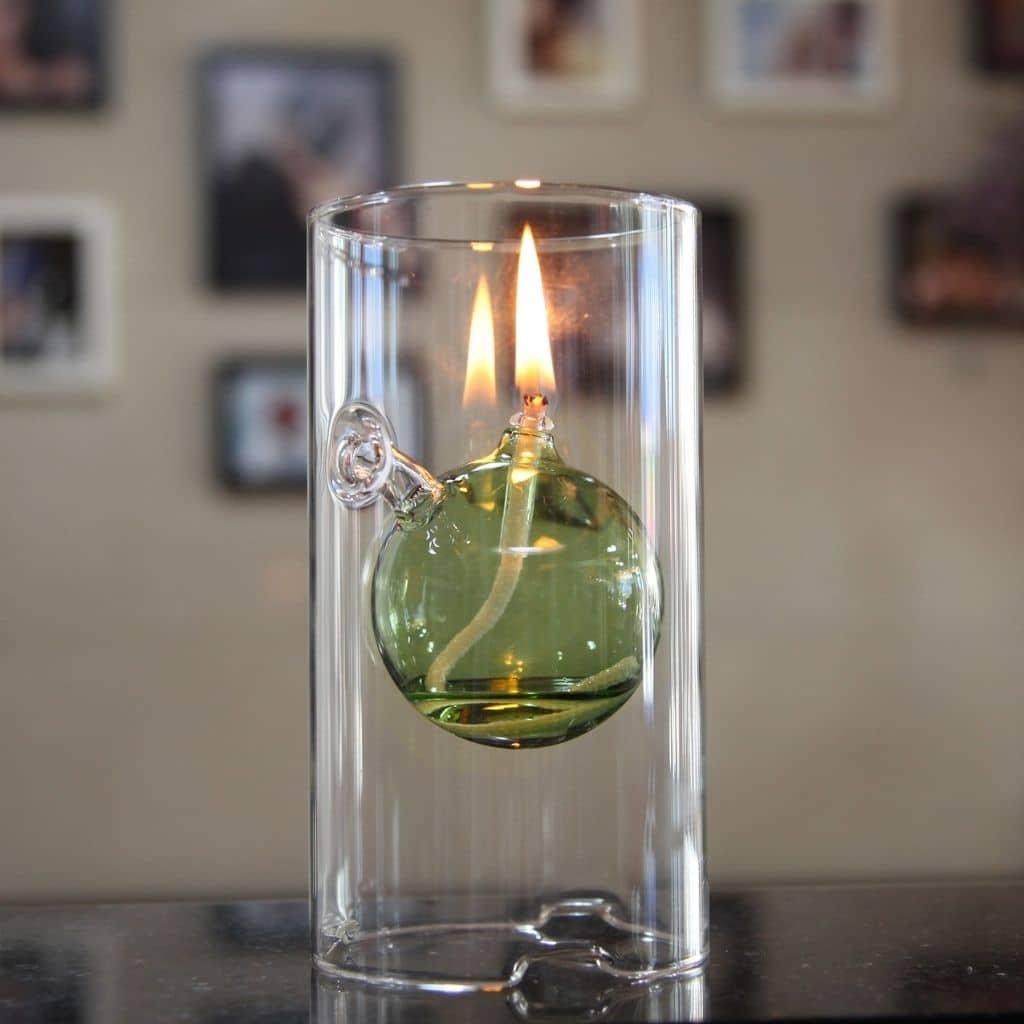 Designer Glass Oil Lamp