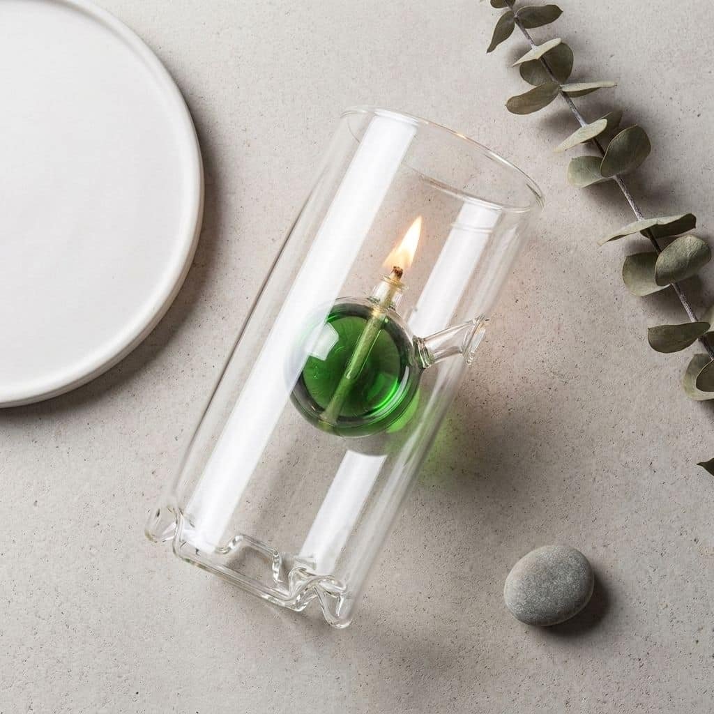 Designer Glass Oil Lamp