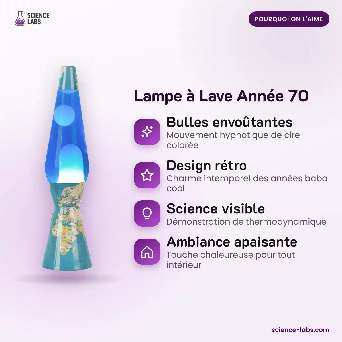 70s Lava Lamp: the benefits