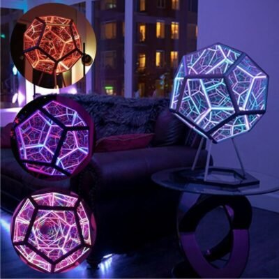 Infinity Dodecahedron Lamp