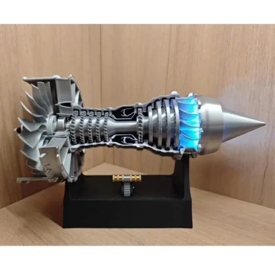 Model Jet Engine TR900, Turbofan Cutaway