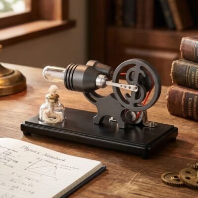 Black Stirling Engine Model