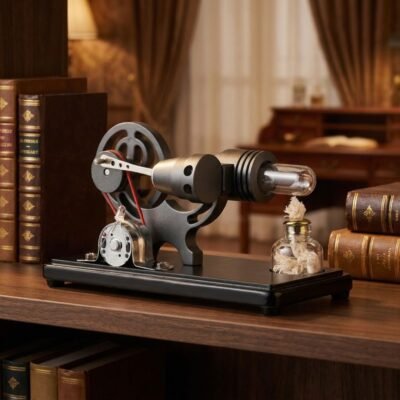 Black Stirling Engine Model