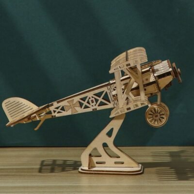 3D Wooden Plane Puzzle