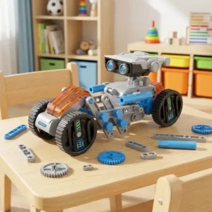 12-in-1 Robot Kit for Kids, USB Rechargeable