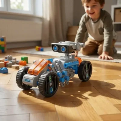12-in-1 Robot Kit for Kids, USB Rechargeable