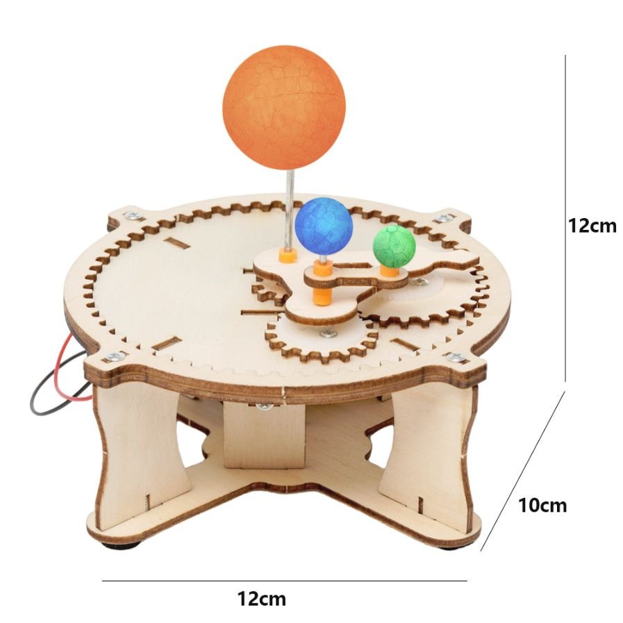 Motorized Wooden Orrery Kit