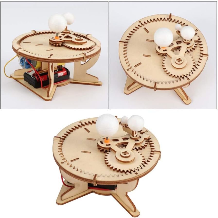 Motorized Wooden Orrery Kit