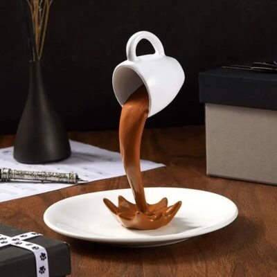 Floating Coffee Mug Sculpture